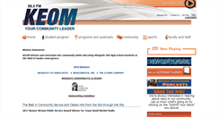 Desktop Screenshot of keom.fm