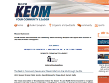 Tablet Screenshot of keom.fm
